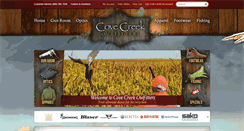 Desktop Screenshot of covecreekoutfitters.com